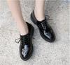 Fashion Autumn Spring Women Oxford Shoes Comfort Lady Polish Designer Low-heeled Casual Shoes British Style Women Shoes