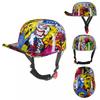 Vintage Gangster Style Snapback Cap Motorcycle Helmet Men Women ABS Material All-Season Riding Head Protection
