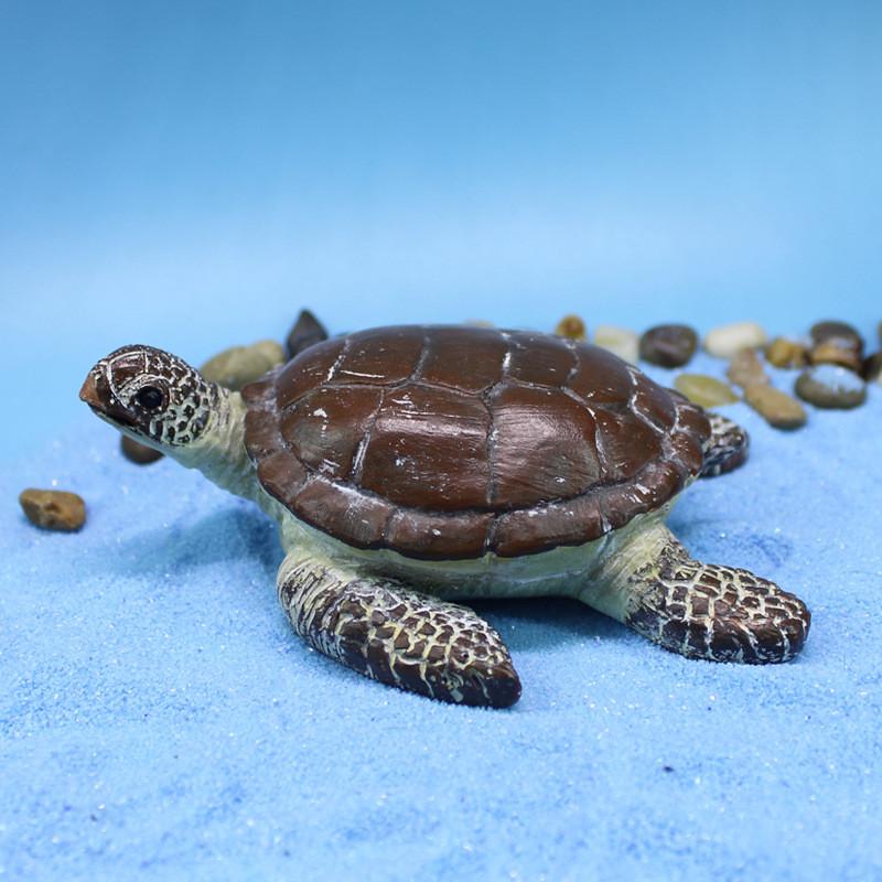Sea Simulated Turtle Model Tabletop Figurine Micro Landscape Garden Decoration
