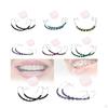 Temporary Tooth Decoration Practice Prop,Supplies Metal Bracket for Students
