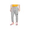 Jordan Solid Color Logo Drawstring Casual Sweatpants Men Bottoms Grey DJ0261-091