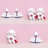 Astronaut Small Space Rocket Keychain Cute Girl Backpack Hanging Plush Doll