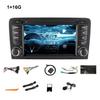 Black Bluetooth Android Auto ID3tag And RDS Satellite Radio Android Radio Sat Nav Compatible WMA