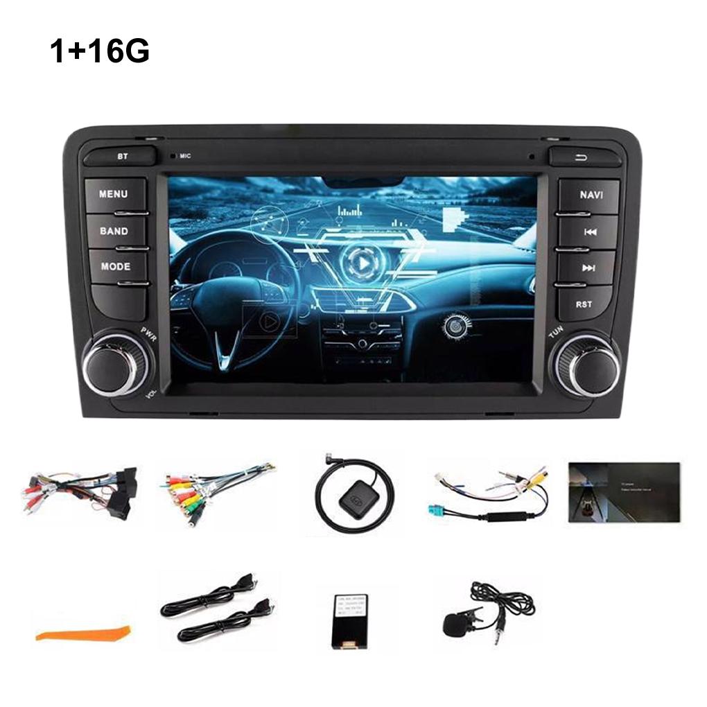 Black Bluetooth Android Auto ID3tag And RDS Satellite Radio Android Radio Sat Nav Compatible WMA