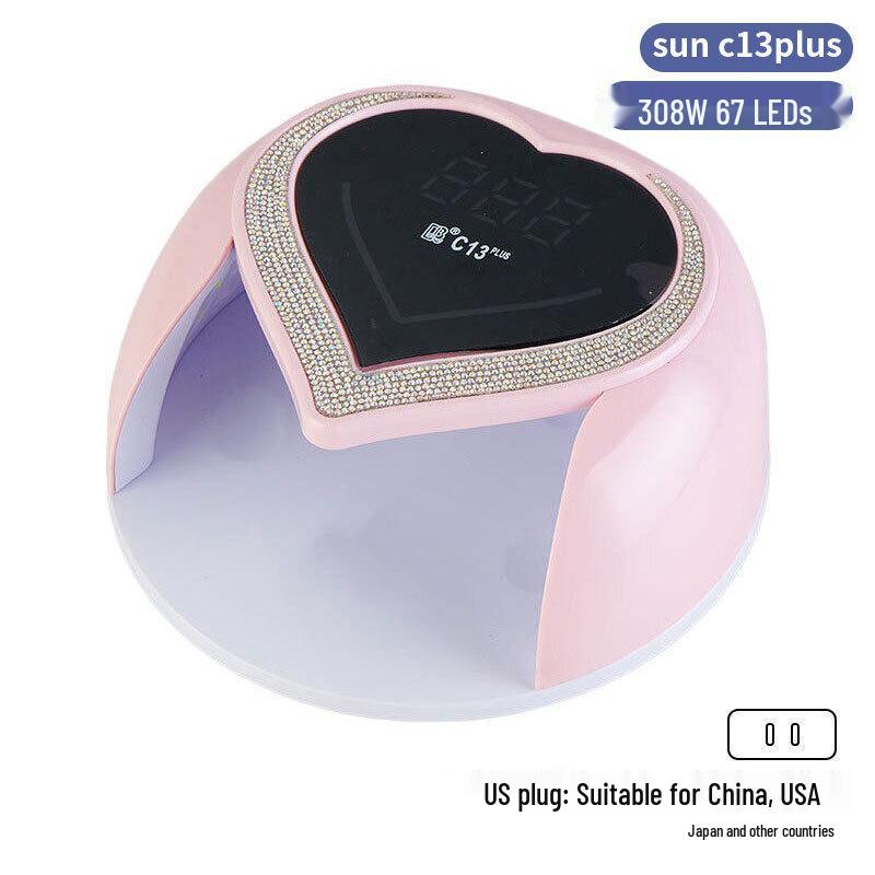 256W High Power UV/LED Dual Light Nail Curing Lamp