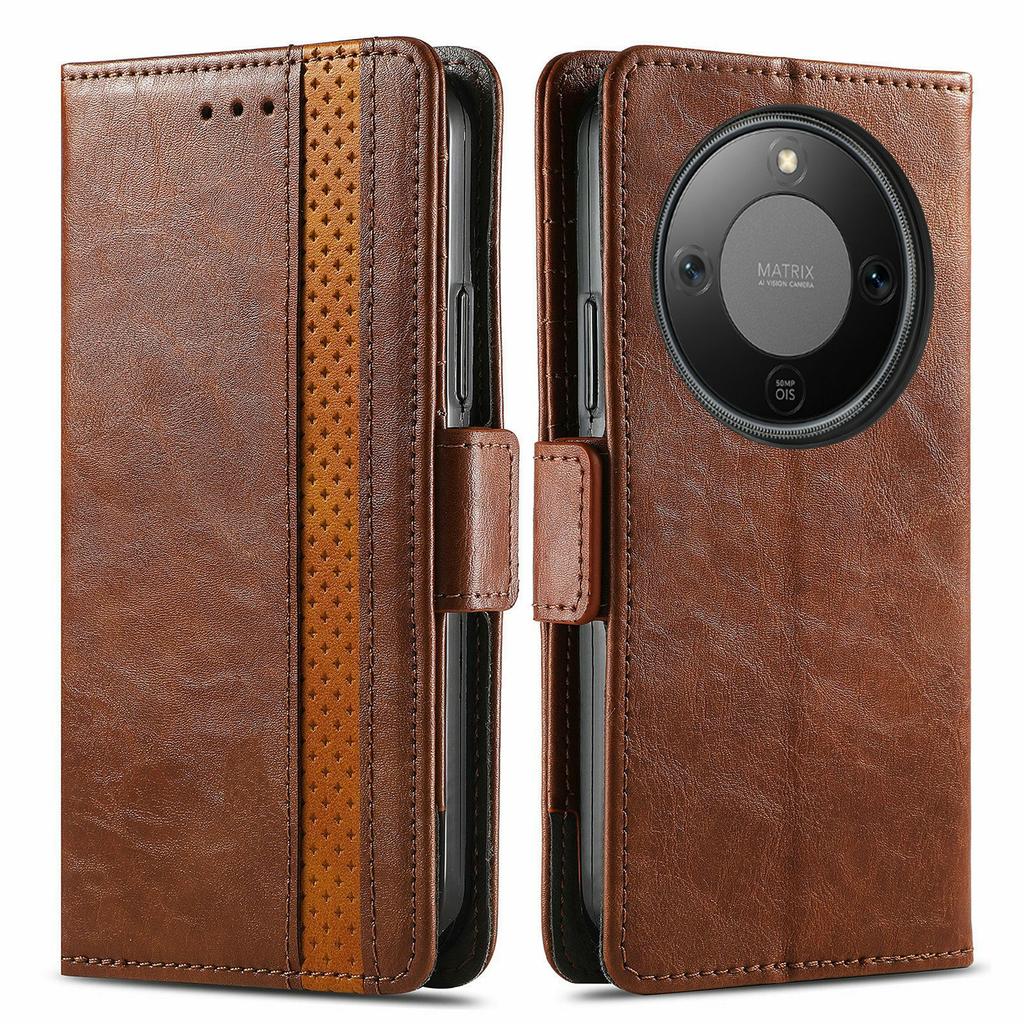 CASENEO For Honor X70 Pro 5G Phone Cases PU Leather Cover Stand with RFID Blocking Wallet