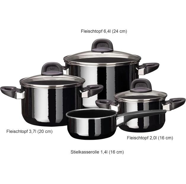 Набор сотейников WMF Silit Modesto, 4 штуки (21.0930.3978)