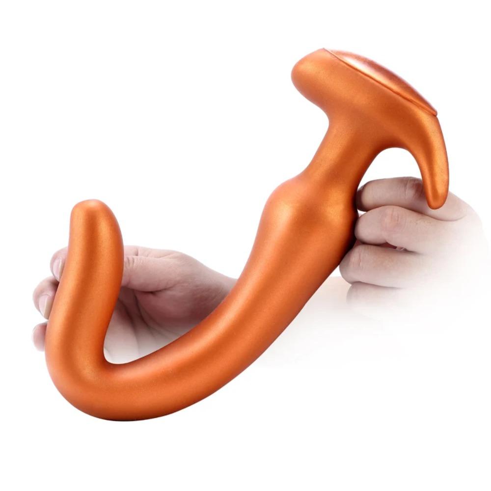 Flüssigsilikon 27-38CM Überlänge Analplug Fingerdildo Stimulieren Anus Vagina Sexspielzeug Buttplug Penis Masturbator Analdehner