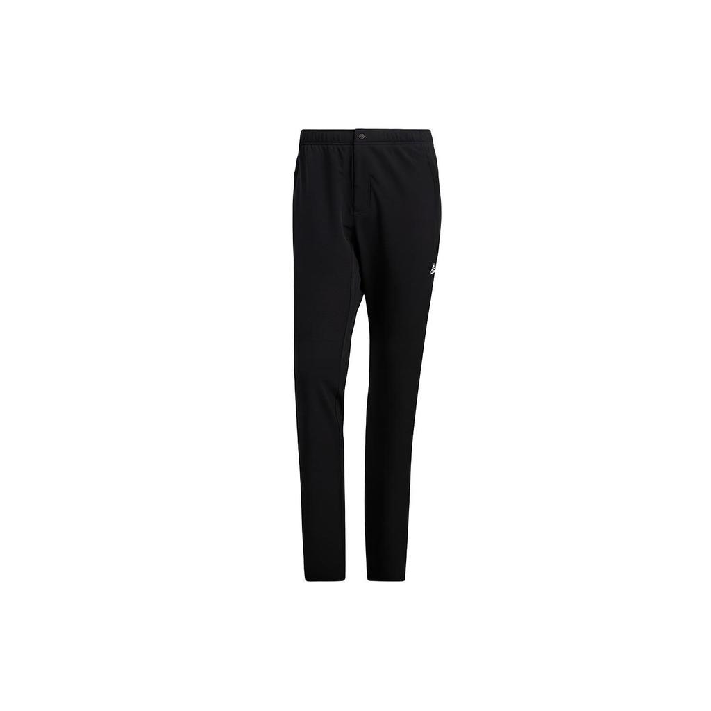 Adidas Slim Fit Joggers with Elastic Waist and Drawstring Men Bottoms Black H13798