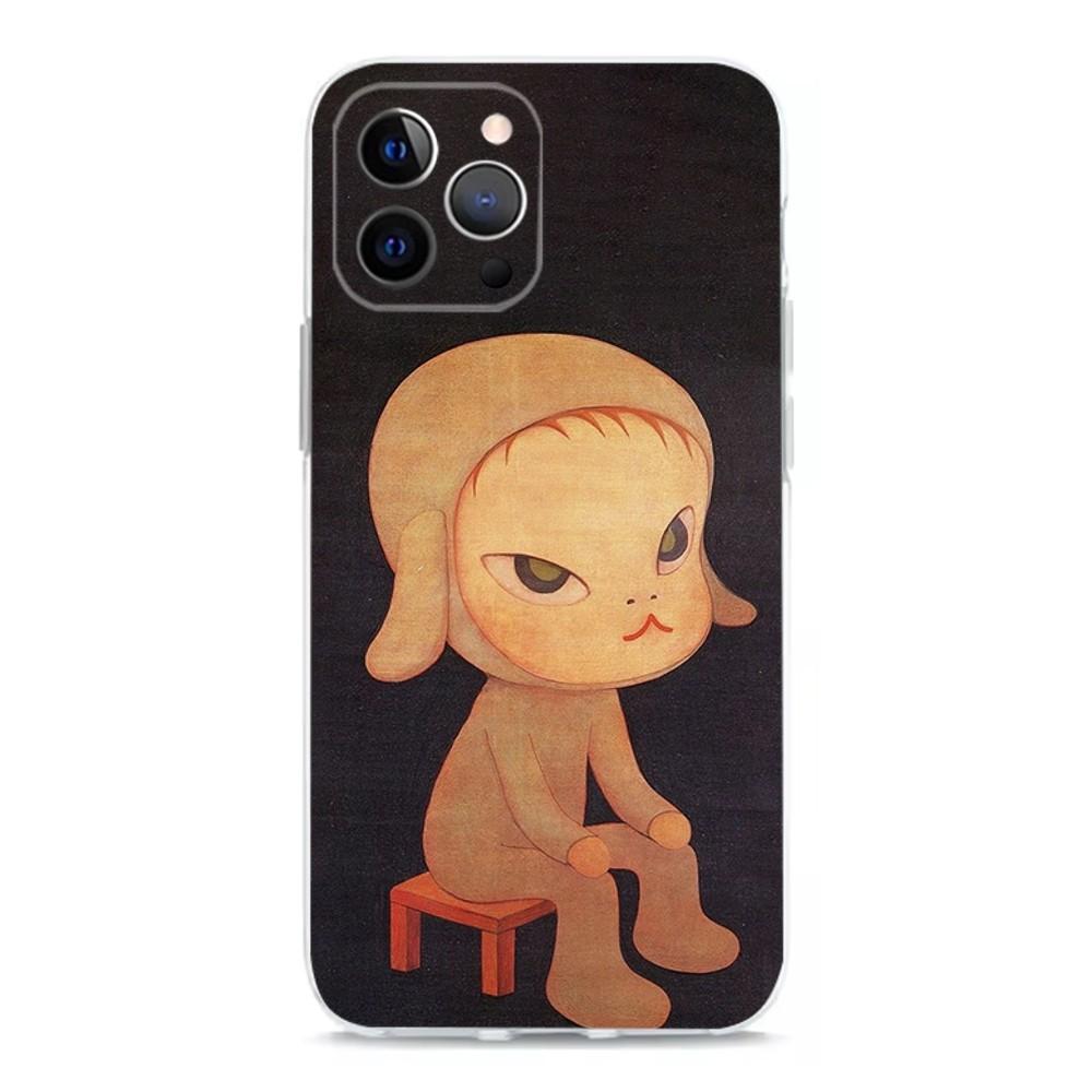 

Художественный чехол для телефона Yoshitomo Nara Для iPhone 15,14,13,12,11 Plus,Pro,Max,XR,XS,X,7,8 Plus,SE,Mini Прозрачный корпус iPhone11PRO