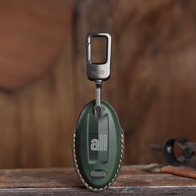 

Handmade Genuine Cowhide Car Key Case for Infiniti – Retro Distressed Style Cover Shell