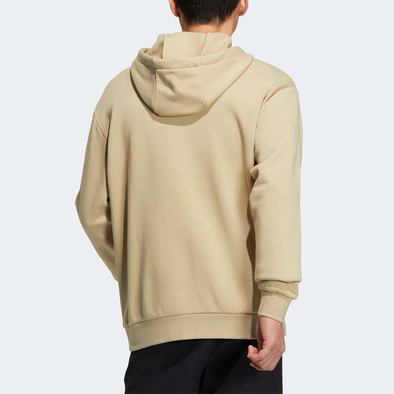adidas Solid Color Sports Long Sleeve Casual Hoodie Unisex Hoodie Prairie-Brown IC4481