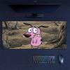 Courage Mouse Pad, Large Gaming Desk Mat, Non-slip XXL Mousepad for Laptop & Tablet, Mini PC Playmat with Stitched Edges