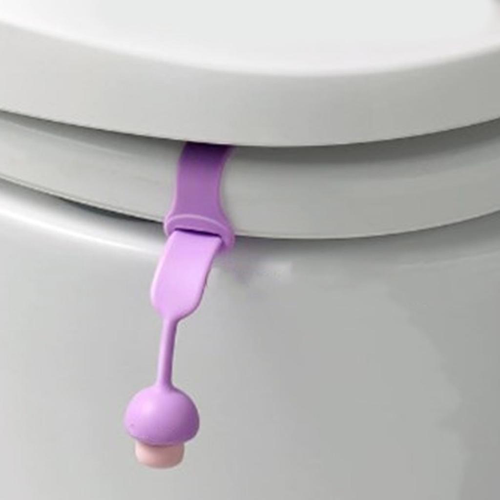 2Piece Adjustable Toilet Lid Lifter Ergonomic Sanitary Handle For Effortless Cleaning