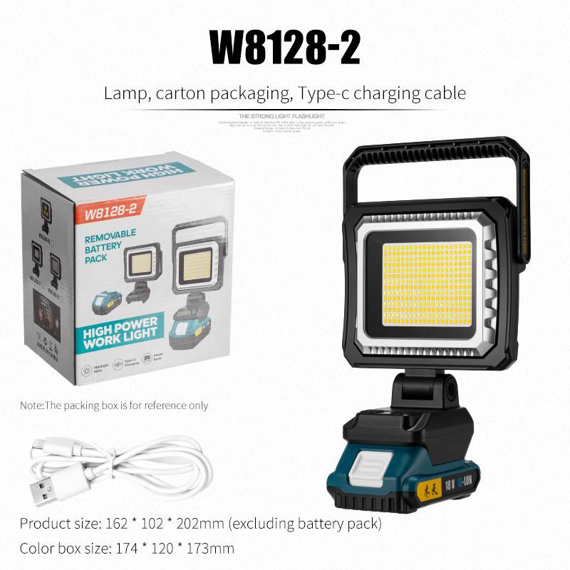LED Multi-Functional Portable Camping Light Outdoor Emergency Night Market Stall Courtyard Lighting Battery Powered IPX5