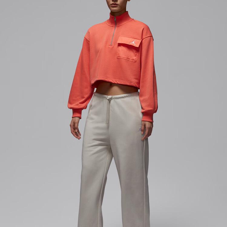 Jordan Brooklyn Fleece Quarter Zip Soft Sweatshirt Women tops IF1070-643