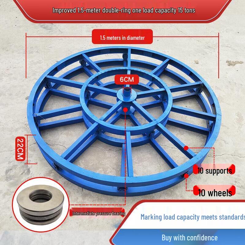 1.5m Diameter Channel Steel Fiber Optic Cable Reel