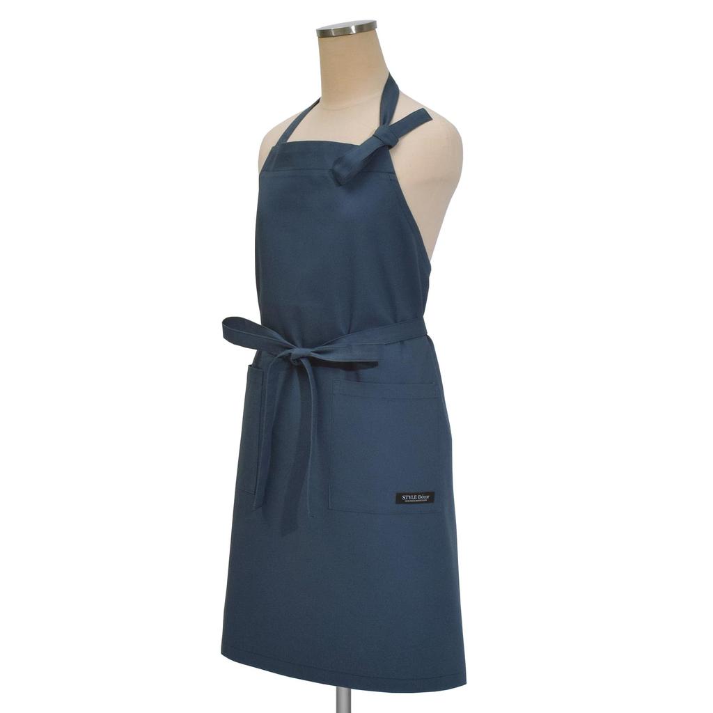 STYLE Decor set Mitten pot set Apron Kitchen Cooking Navy blue Gift Celebration Stylish Cute STYLE Decor W8702000 2-piece