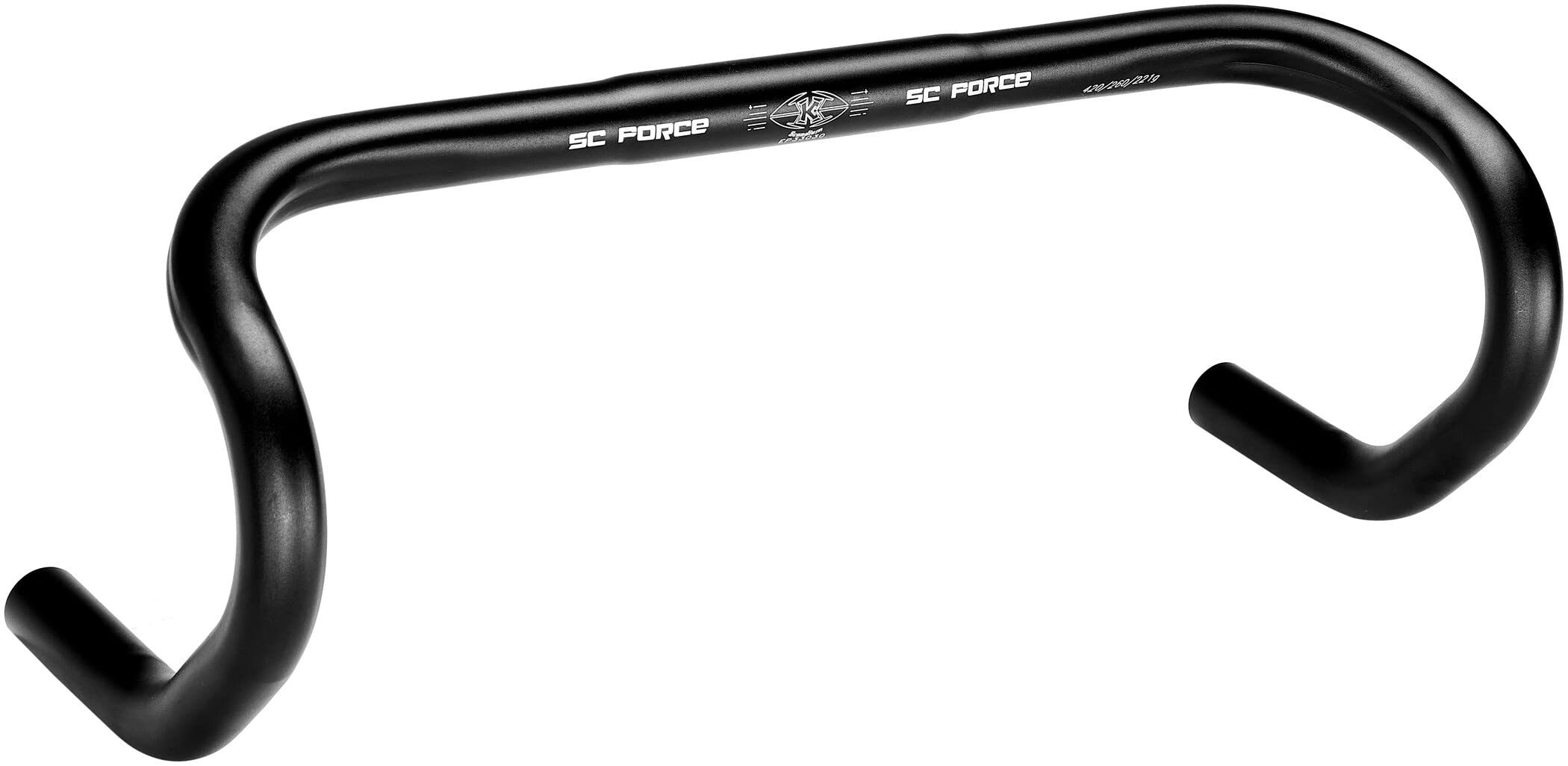

KCNC Bicycle Drop SC Force (KCNC) Handlebars, Road, Scandium, Lightweight, чёрный