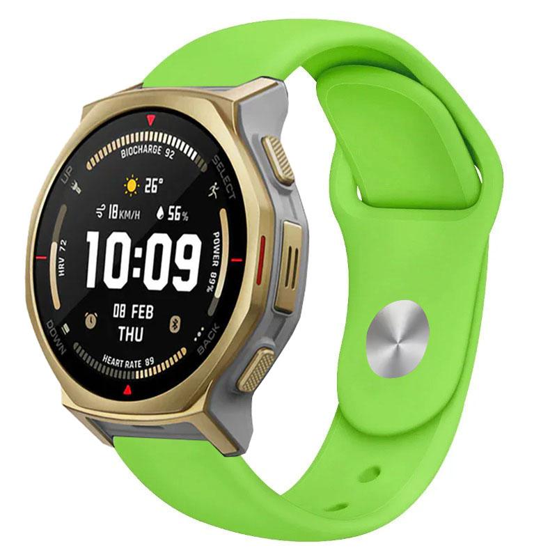 18/20/22mm Sport Silicone Strap For Amazfit T-REX3 Pro 48/44mm Active 2 Bracelet Wristband For Amazfit Helio Balance 2-1/Bip 6-5