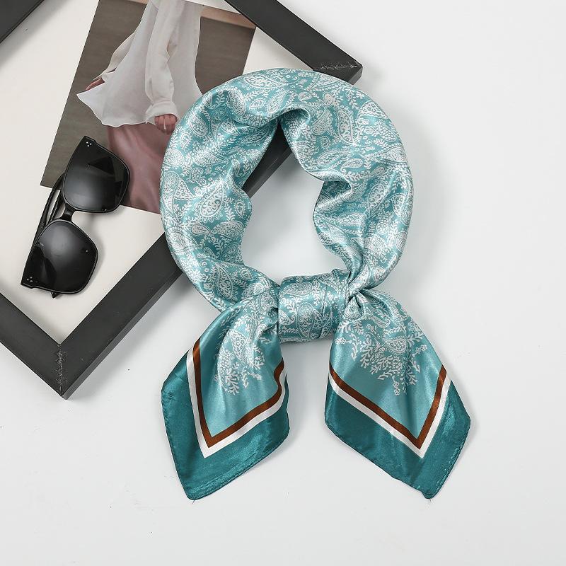 90cm Large Square Scarf For Spring And Summer Fashion, Versatile