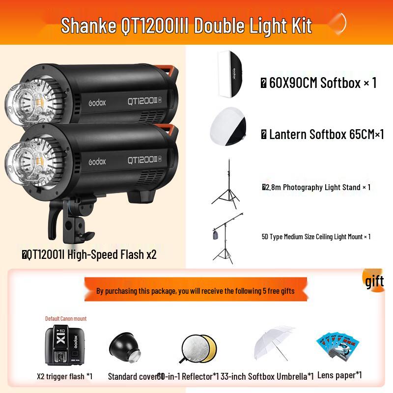 Godox Professional Studio Flash & Softbox Kit