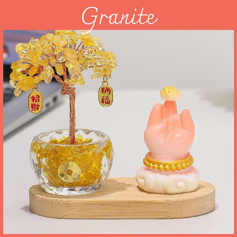 Crystal Tree Resin Craft Gift For Office Decor And Relaxation