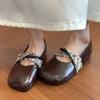 Fashion Flats Shallow Women Shoes Pleated Fashion Square Toe Loafers Shoes 2025 Autumn New Trends Soft Sneaker Walking Zapatillas Mujer