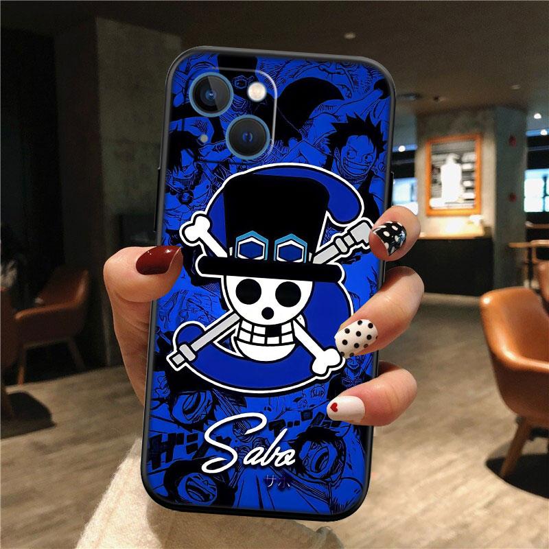TR31 One Piece Sabo New High-End Shell Phone Case for iPhone 16 15 14 13 12 Pro Max Plus Mini