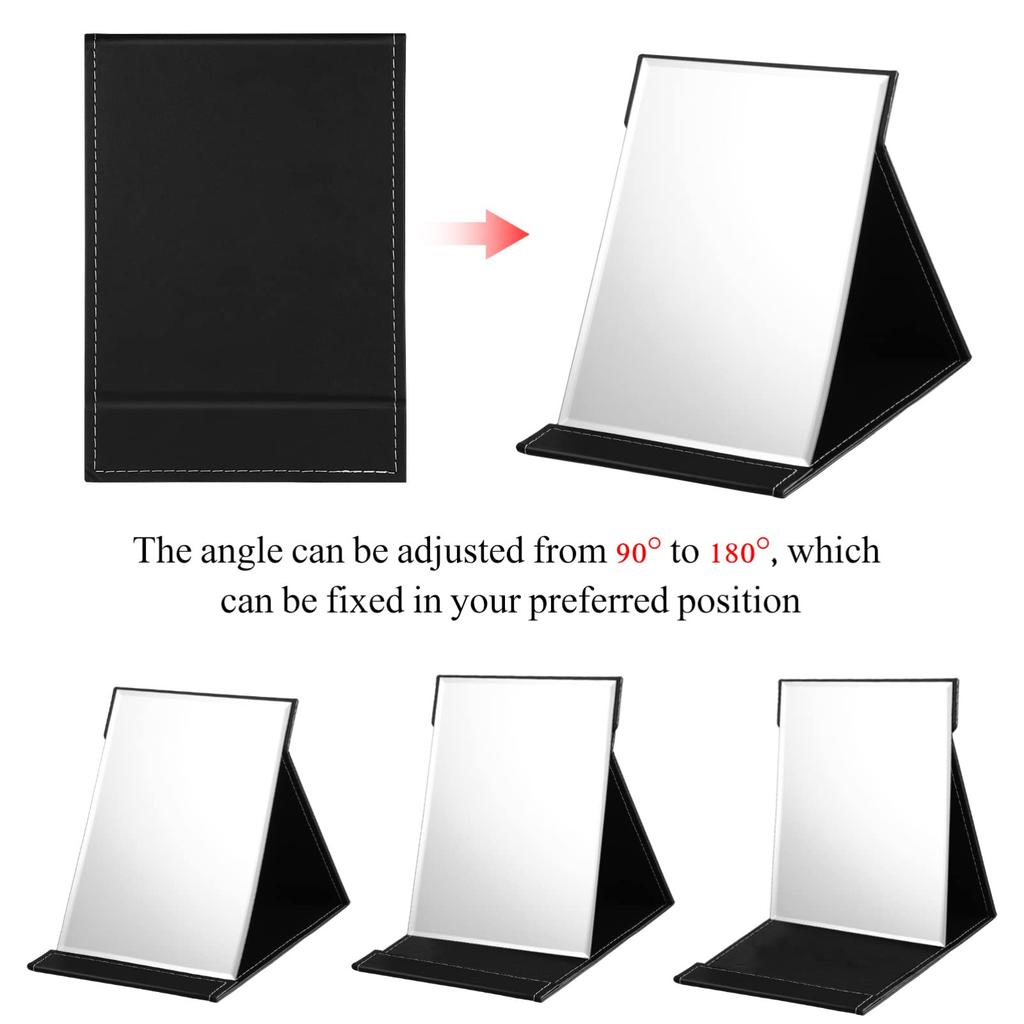 TOYMYTOY Tabletop Actress Folding Easy To Adjustable Favorite by Makeup Stylish Tabletop 25x18cm Mirror, Mirror, Mirror, Compact, Store, Angle,