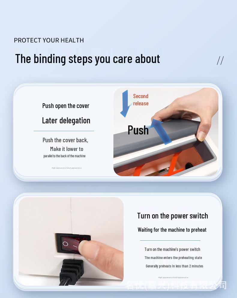 DIY Hot Melt Binding Machine - Multi-Color, Standard, US Version, Ideal for Office & Home Use