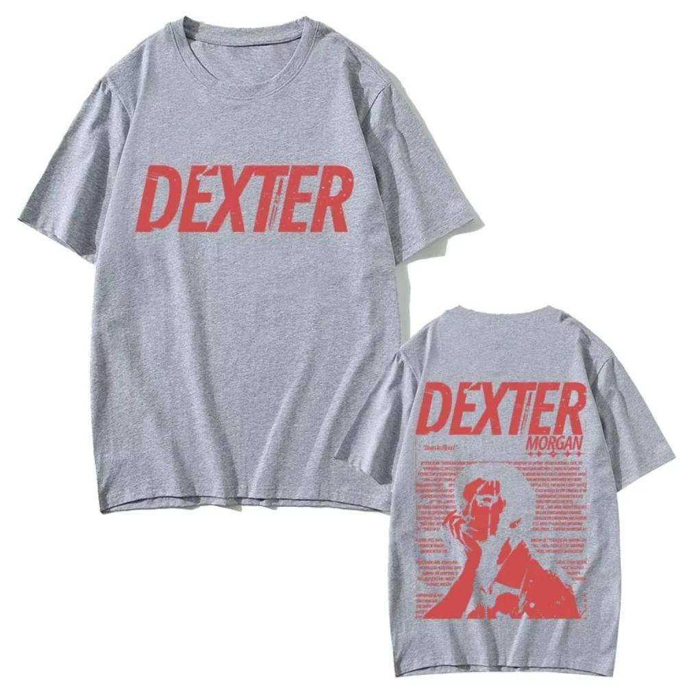 TV Play Dexter Morgan Graphic T-shirts Unisex WOMEN 90s Vintage Oversized Short Sleeve Printed T Shirts Casual Cotton T-shirt Y2K M