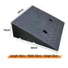 Non-Slip Plastic Curb Ramp for Cars and Stairs