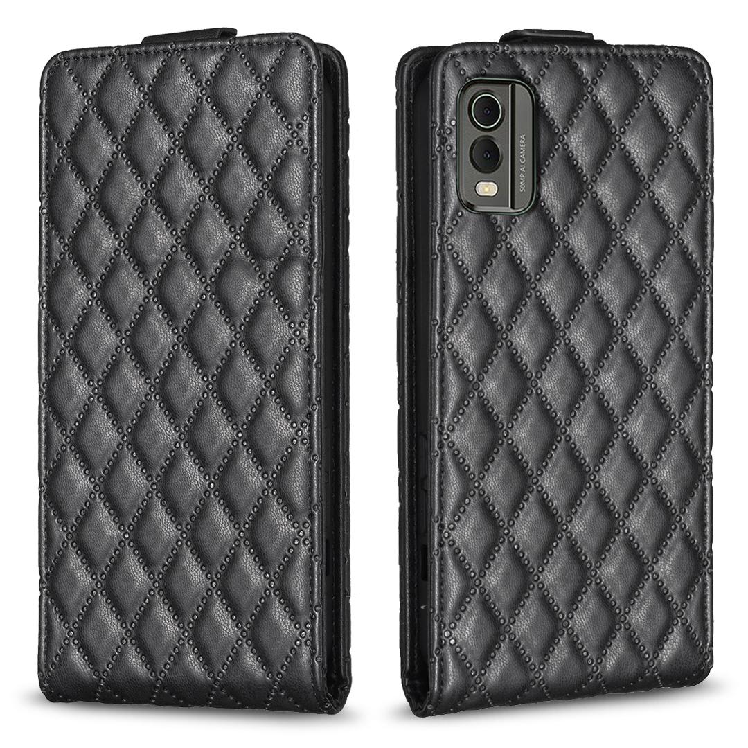 

Чехол для смартфона BF30 для Nokia C32, вертикальный флип, подставка, слоты для карт, тисненый кожаный чехол для телефона Black