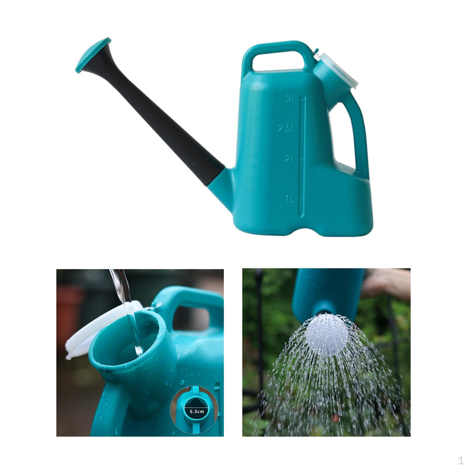 

Large Capacity Handheld Watering Kettle with Long for Patio Home Outdoor Garden Yard 3L