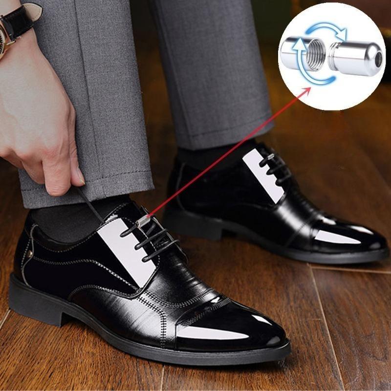 Low Heel Men's Formal Shoes Non Slip Slip-on Footwear Clothing Leather Not Casual High Quality Fashion Suit 39 Social Shoe Male