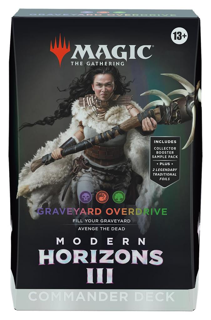 The Gathering Modern Horizons 3 Commander Deck English Edition MTG Trading Card Wizards of the Coast MH3 D32930000 Magic "Raging Graveyard"