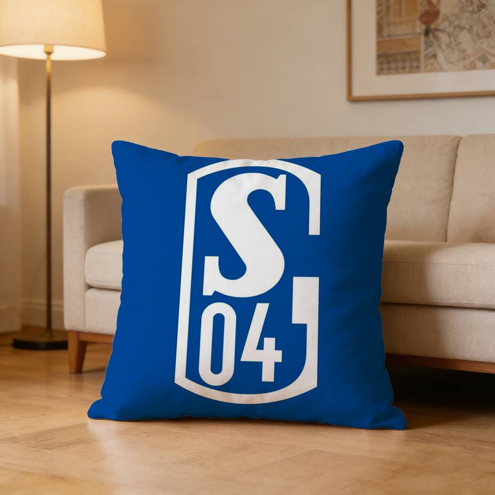 

SSchalke 04 team Pillow Case Cushion Cover Throw Pillow Case For Car Sofa 30x30cm