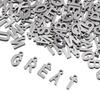 50pcs English Initial Letters Charms Random Stainless Steel Gold Color Alphabet Pendants DIY Earrings Necklaces Jewelry Making