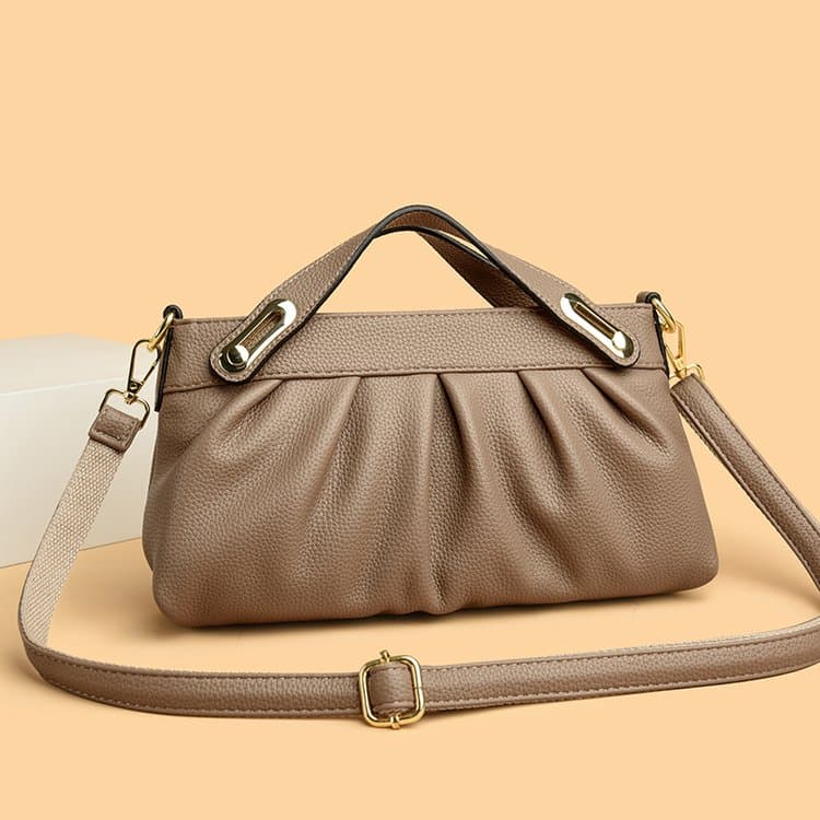 Fashion Pleated Women's Handbag Shoulder Messenger Bag