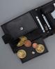 Men's Leather Wallet N992L-PDM-RON-BP-9137 Black
