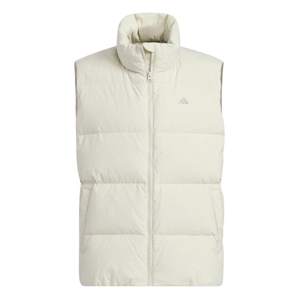 Adidas Basketball Activation Verbiage Casual Loose Stand Collar Vest Men Vests Light-Sesame Earth-Gray JJ4963