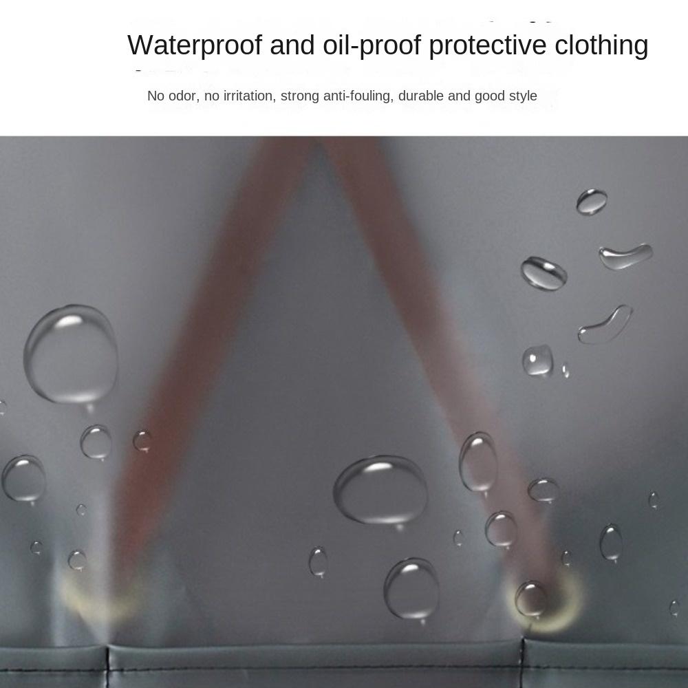 Transparent Cooking Aprons Waterproof Work Clothes New Painting Apron for Adults