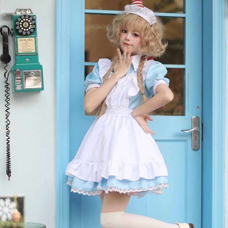 Cross-Border Amazon Japanese Classic Maid Costume Cosplay Performance Outfit for Women