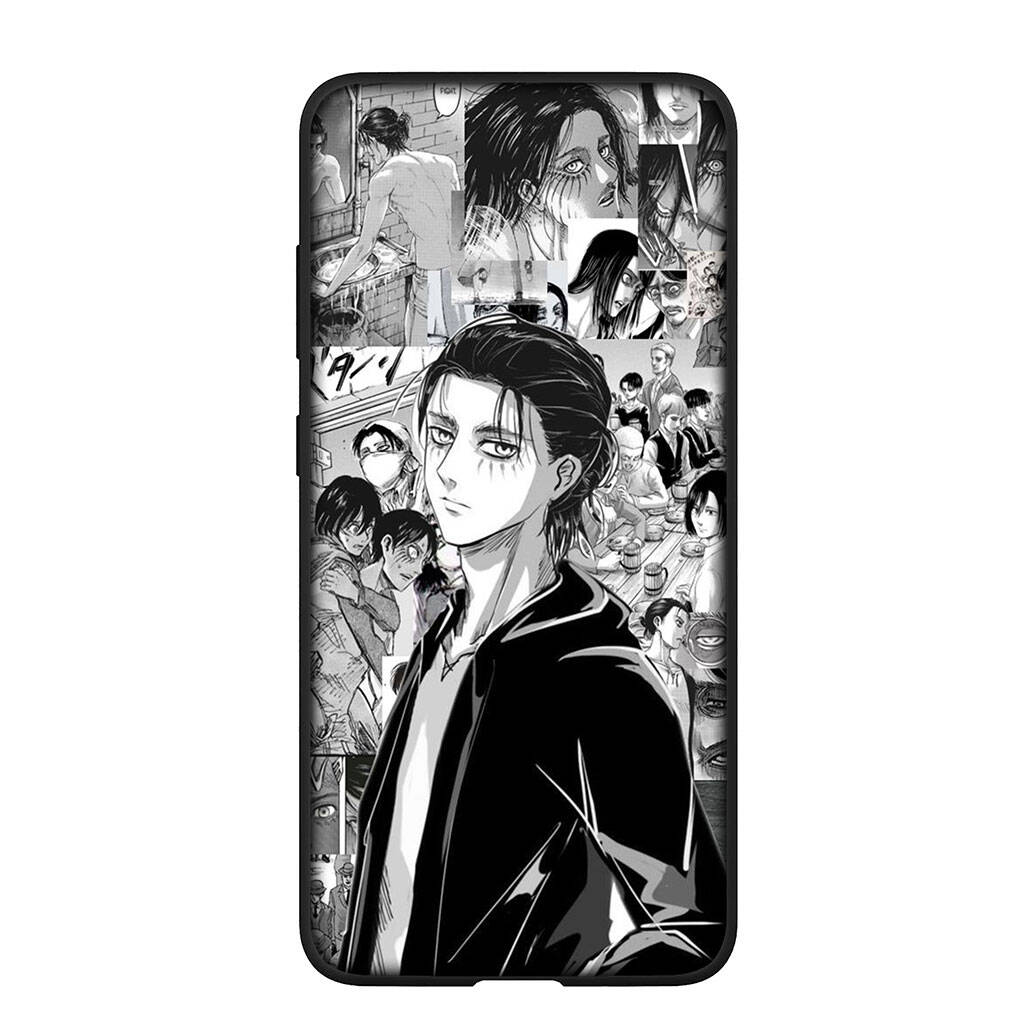 Phone Case for Samsung Galaxy S25 S23 S22 S24 Ultra FE A05 A06 A15 A16 A36 A37 A35 A54 A55 A56 A57 A25 A26 A17 Eren Jaeger Levi Attack On Titan Cover