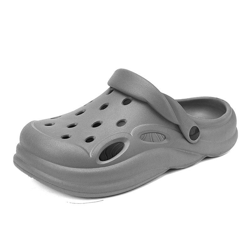 Lochschuhe Paar Sommer dicksohlige Tasche Kopf tragen Strandschuhe Herren lässige coole Hausschuhe