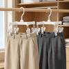 360° Rotatable H Shaped Trouser Hanger Quick Drying Wind-Resistant Underwear Drying Rack Space Saving Efficient Pants Hanger