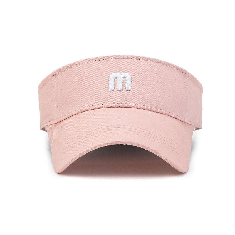 Empty Letter M Top Hat Ladies Summer Outdoor Sports Running Breathable Gift