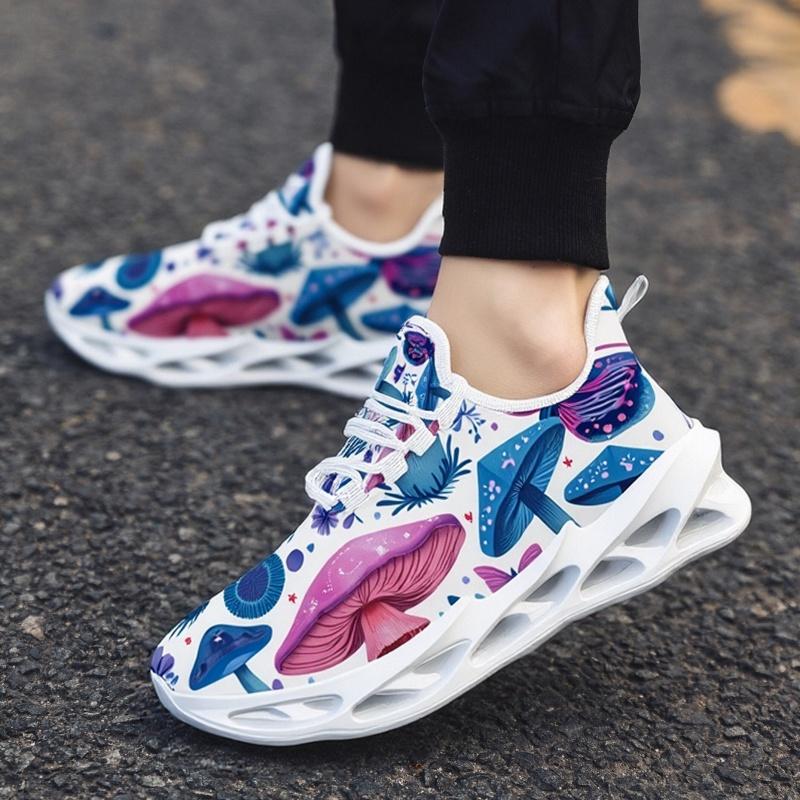 YRZL Sneakers For Men Lightweight Breathable Gym Running Shoes Non Slip Walking Shoes Comfortable Athletic Sports Shoes For Men