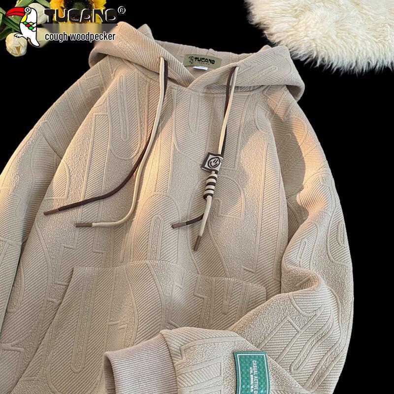 TUCANO Men s Loose Fit Hooded Pullover Sweatshirt XL